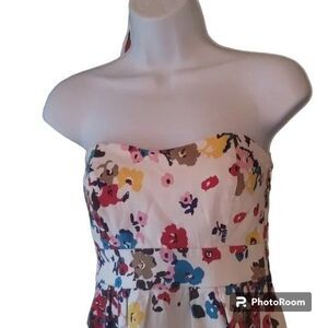 Koton Strapless Floral Summer Dress - Women's Size 8